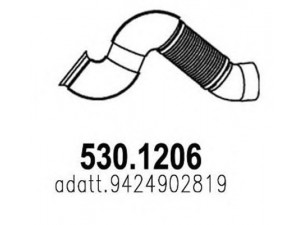 ASSO 530.1206 išleidimo kolektorius 
 Išmetimo sistema -> Išmetimo vamzdžiai
94244902819, 9424902819