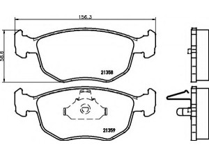 HELLA 8DB 355 008-191 stabdžių trinkelių rinkinys, diskinis stabdys 
 Techninės priežiūros dalys -> Papildomas remontas
1022077, 1097768, 6668587, 6687176