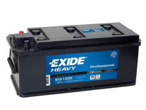 EXIDE EG1355 starterio akumuliatorius; starterio akumuliatorius 
 Elektros įranga -> Akumuliatorius