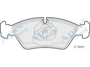 APEC braking PAD376 stabdžių trinkelių rinkinys, diskinis stabdys 
 Techninės priežiūros dalys -> Papildomas remontas
34110961081, 34111153203, 34111154611