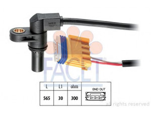 FACET 9.0469 RPM jutiklis, automatinė transmisija 
 Transmisija -> Automatinė pavarų dėžė -> Jutiklis
2529 29, 7700100008, 31935-00QAA