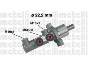 METELLI 05-0344 pagrindinis cilindras, stabdžiai 
 Stabdžių sistema -> Pagrindinis stabdžių cilindras
77364491, 9949551