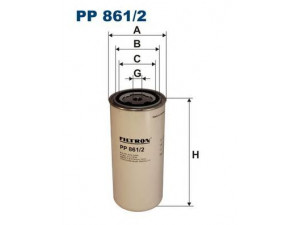 FILTRON PP861/2 kuro filtras
0241505, 0247138, 1328177, 247138