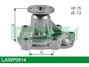 LUCAS ENGINE DRIVE LAWP0914 vandens siurblys 
 Aušinimo sistema -> Vandens siurblys/tarpiklis -> Vandens siurblys
1334069, 1334115, 97114682, R1160036