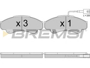 BREMSI BP2998 stabdžių trinkelių rinkinys, diskinis stabdys 
 Techninės priežiūros dalys -> Papildomas remontas
425244, 425245, 425459, 71752978