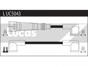 LUCAS ELECTRICAL LUC5043 uždegimo laido komplektas 
 Kibirkšties / kaitinamasis uždegimas -> Uždegimo laidai/jungtys