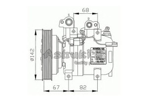 ASHUKI SY55-01S kompresorius, oro kondicionierius 
 Oro kondicionavimas -> Kompresorius/dalys
66113-03115, SY55-01, SY55-01S