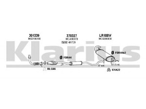 KLARIUS 090330U išmetimo sistema 
 Išmetimo sistema -> Išmetimo sistema, visa