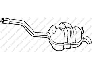 BOSAL 233-161 galinis duslintuvas 
 Išmetimo sistema -> Duslintuvas
1K5 253 609 BC, 1K5 253 609 J