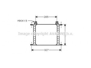 AVA QUALITY COOLING RE3031 alyvos aušintuvas, variklio alyva
5010299696
