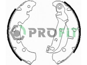 PROFIT 5001-0635 stabdžių trinkelių komplektas 
 Techninės priežiūros dalys -> Papildomas remontas
1125669, 1125669