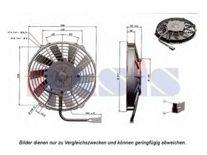 AKS DASIS 870004N ventiliatorius, radiatoriaus