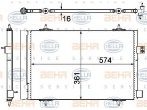 HELLA 8FC 351 319-451 kondensatorius, oro kondicionierius 
 Oro kondicionavimas -> Kondensatorius
6455.HV