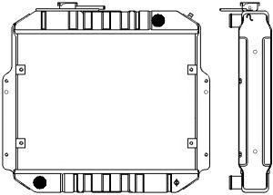 SAKURA  Automotive 1342-0410 radiatorius, variklio aušinimas