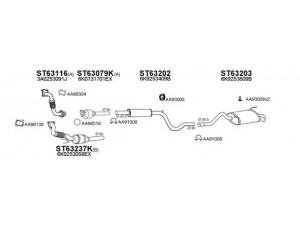 VENEPORTE 800019 išmetimo sistema 
 Išmetimo sistema -> Išmetimo sistema, visa