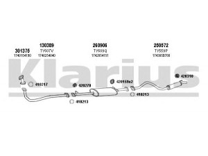 KLARIUS 900408E išmetimo sistema 
 Išmetimo sistema -> Išmetimo sistema, visa