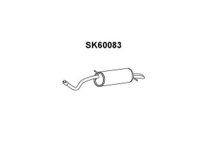 VENEPORTE SK60083 galinis duslintuvas 
 Išmetimo sistema -> Duslintuvas
6Q5253609L