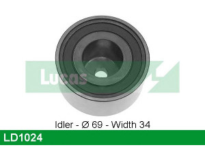 LUCAS ENGINE DRIVE LD1024 įtempiklio skriemulys, paskirstymo diržas