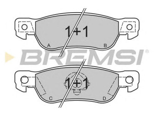 BREMSI BP2436 stabdžių trinkelių rinkinys, diskinis stabdys 
 Techninės priežiūros dalys -> Papildomas remontas
4317037, 4317097, 4317859, 894317037