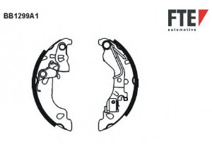 FTE BB1299A1 stabdžių trinkelių komplektas 
 Techninės priežiūros dalys -> Papildomas remontas
71739596, 77362295, 9948372