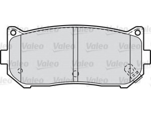 VALEO 598841 stabdžių trinkelių rinkinys, diskinis stabdys 
 Techninės priežiūros dalys -> Papildomas remontas
0K2FC-26-28Z, 0K9A0-26-28Z, K2FC2628Z