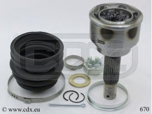 CDX 670 jungčių komplektas, kardaninis velenas 
 Ratų pavara -> Sujungimai/komplektas