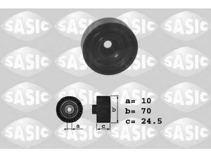 SASIC 1626053 kreipiantysis skriemulys, V formos rumbuotas diržas 
 Diržinė pavara -> V formos rumbuotas diržas/komplektas -> Laisvasis/kreipiamasis skriemulys
11281748131, 047145276B