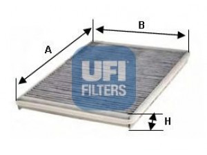 UFI 54.116.00 filtras, salono oras 
 Techninės priežiūros dalys -> Techninės priežiūros intervalai
1120475, 1139655, 1353270, 1452349