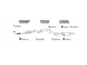 VENEPORTE 600075 išmetimo sistema