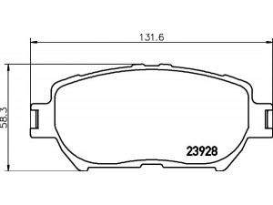 HELLA PAGID 8DB 355 010-431 stabdžių trinkelių rinkinys, diskinis stabdys 
 Techninės priežiūros dalys -> Papildomas remontas
0446506030, 0446530340, 0446533240
