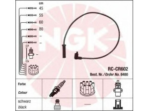 NGK 44298 uždegimo laido komplektas 
 Kibirkšties / kaitinamasis uždegimas -> Uždegimo laidai/jungtys
9617237080, 5967.L3, 5967.L6, 5967.L8