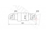 AUTEX 631028 vibracijos slopintuvas, V formos rumbuotas diržas 
 Diržinė pavara -> V formos rumbuotas diržas/komplektas -> Vibracijos slopintuvas
074145299A, 074145299A
