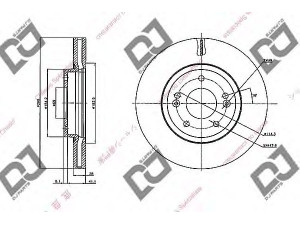 DJ PARTS BD2189 stabdžių diskas 
 Stabdžių sistema -> Diskinis stabdys -> Stabdžių diskas
51712-2B000, 517122B000