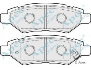 APEC braking PAD1636 stabdžių trinkelių rinkinys, diskinis stabdys 
 Techninės priežiūros dalys -> Papildomas remontas
25814674, 25997338