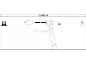 NIPPARTS J5388019 uždegimo laido komplektas 
 Kibirkšties / kaitinamasis uždegimas -> Uždegimo laidai/jungtys