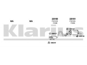 KLARIUS 630114E išmetimo sistema 
 Išmetimo sistema -> Išmetimo sistema, visa