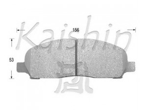 KAISHIN D6097 stabdžių trinkelių rinkinys, diskinis stabdys 
 Techninės priežiūros dalys -> Papildomas remontas
9H0M013, MR407127
