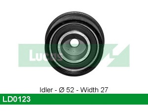 LUCAS ENGINE DRIVE LD0123 įtempiklio skriemulys, paskirstymo diržas