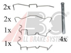 A.B.S. 1650Q priedų komplektas, diskinių stabdžių trinkelės 
 Stabdžių sistema -> Diskinis stabdys -> Stabdžių dalys/priedai
47416-50000