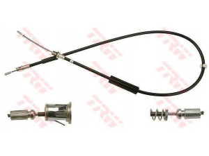 TRW GCH1926 trosas, stovėjimo stabdys 
 Stabdžių sistema -> Valdymo svirtys/trosai
06854703, 6838478, 6944442