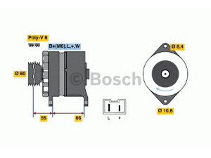 BOSCH 0 986 037 311 kintamosios srovės generatorius 
 Elektros įranga -> Kint. sr. generatorius/dalys -> Kintamosios srovės generatorius
77 00 784 979, 77 01 499 438, 77 01 499 599