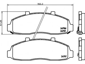 PAGID T1839 stabdžių trinkelių rinkinys, diskinis stabdys 
 Techninės priežiūros dalys -> Papildomas remontas
F65Z2001AA, F85Z2001AA
