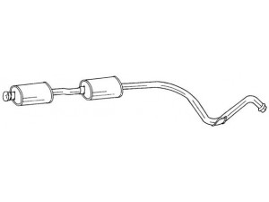 AKS DASIS SG50449 vidurinis duslintuvas