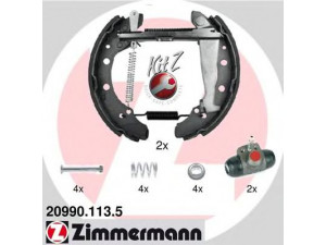 ZIMMERMANN 20990.113.5 stabdžių trinkelių komplektas 
 Techninės priežiūros dalys -> Papildomas remontas