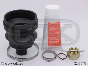 CDX 22-1549 gofruotoji membrana, kardaninis velenas 
 Ratų pavara -> Gofruotoji membrana