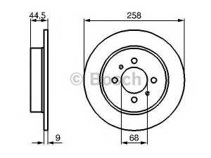 BOSCH 0 986 478 836 stabdžių diskas 
 Dviratė transporto priemonės -> Stabdžių sistema -> Stabdžių diskai / priedai
43206 54C00, 43206 54C01