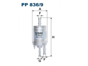 FILTRON PP836/9 kuro filtras 
 Techninės priežiūros dalys -> Papildomas remontas
7N0 201 051 A, 7N0201051, 7N0201051