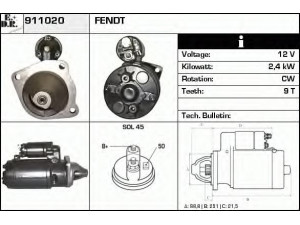 EDR 911020 starteris
310415, 310416, 6005003152, 6005003153