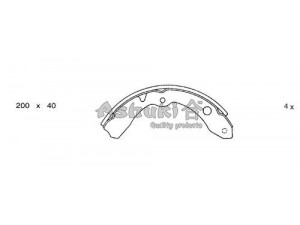 ASHUKI 1050-5006 stabdžių trinkelių komplektas 
 Techninės priežiūros dalys -> Papildomas remontas
04494-12010, 04494-87701, 04496-87505