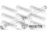 FEBEST FDCB-TT9 guolis, kardaninio veleno centrinis guolis
4104708, YC1W-4826-BC